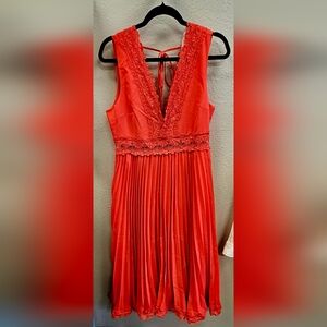 The Clothing Company Vibrant Coral Maxi Dress